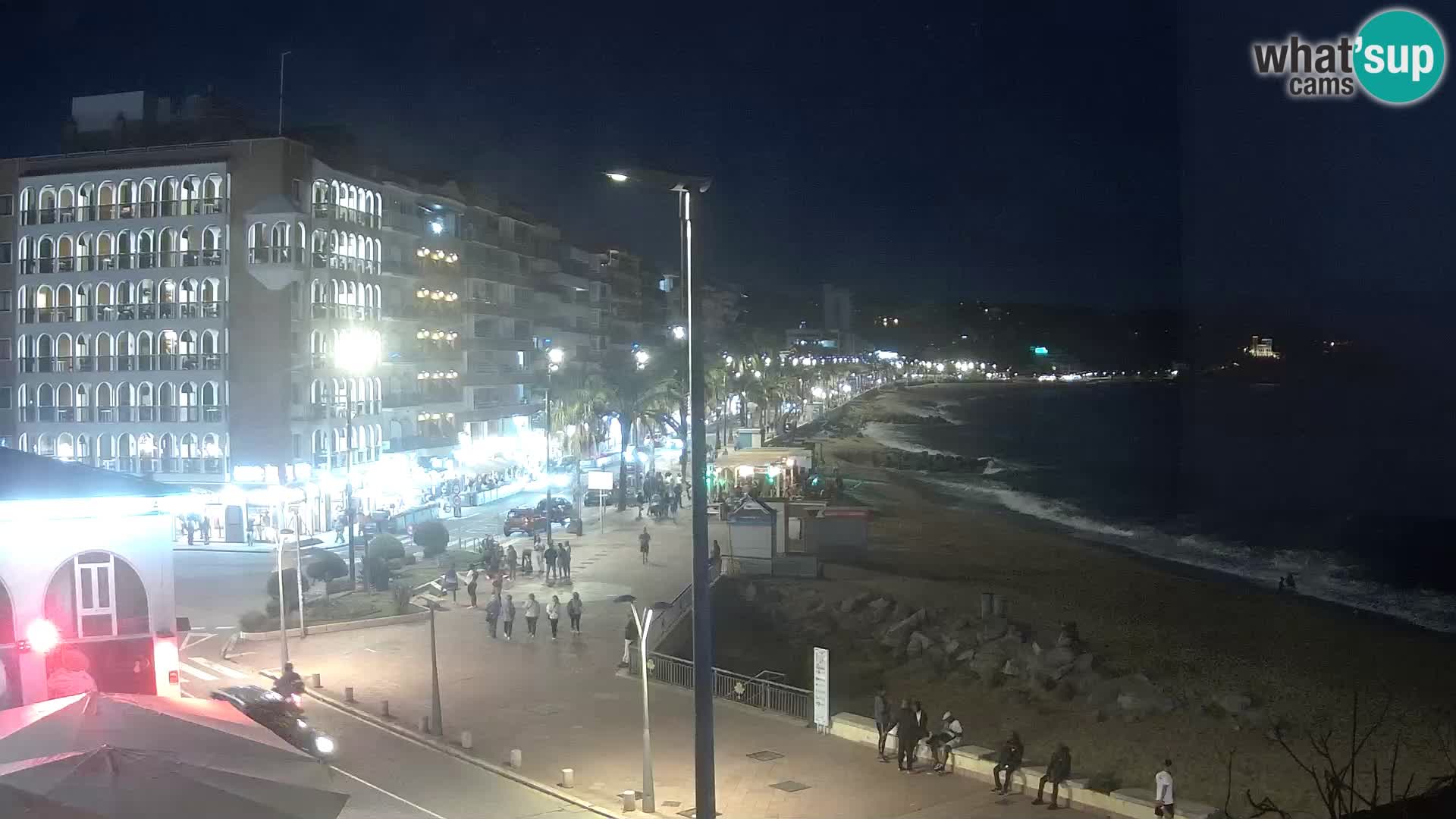 Webcam Lloret de Mar – the main beach – – Costa Brava – Spain