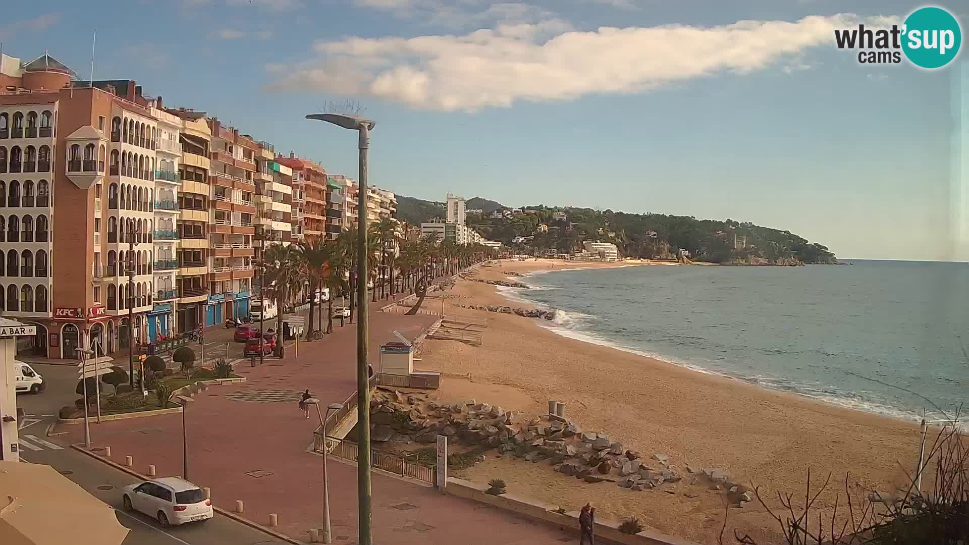 Webcam Lloret de Mar – the main beach – – Costa Brava – Spain