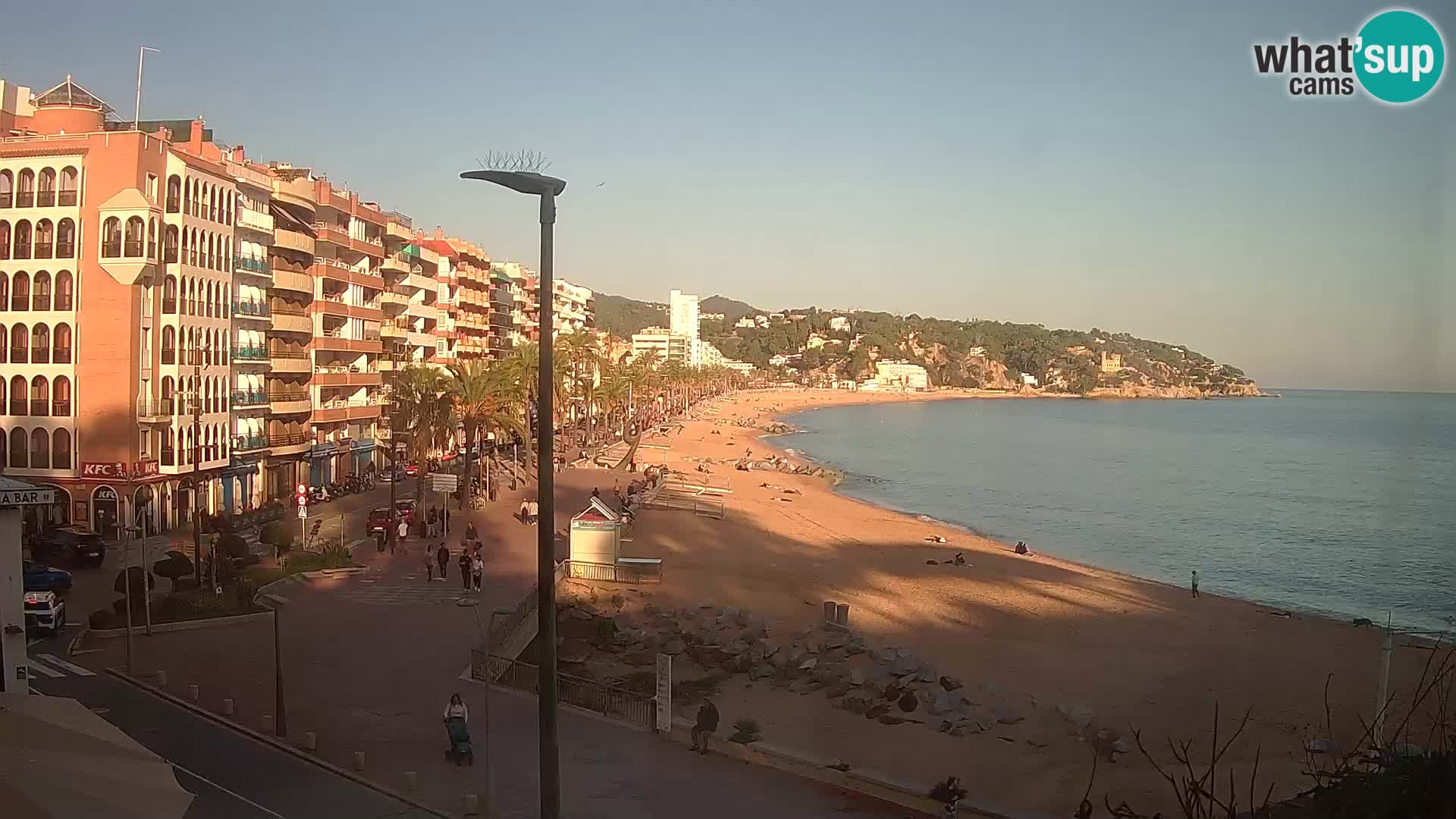 Webcam Lloret de Mar – Zentralen Strand