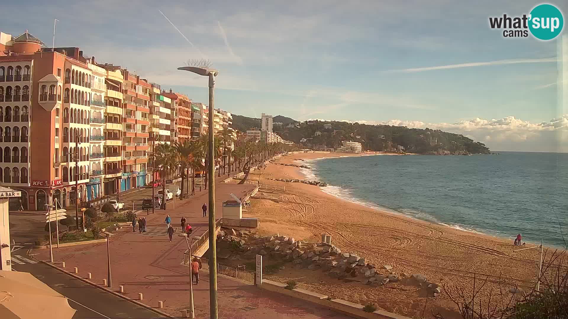 Web kamera Lloret de Mar – plaža