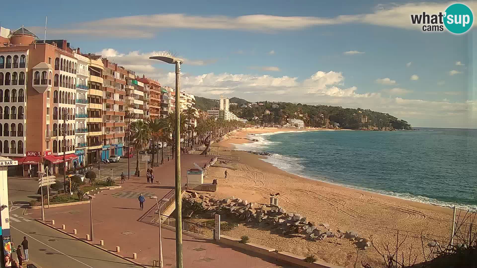 Web kamera Lloret de Mar – glavna plaža