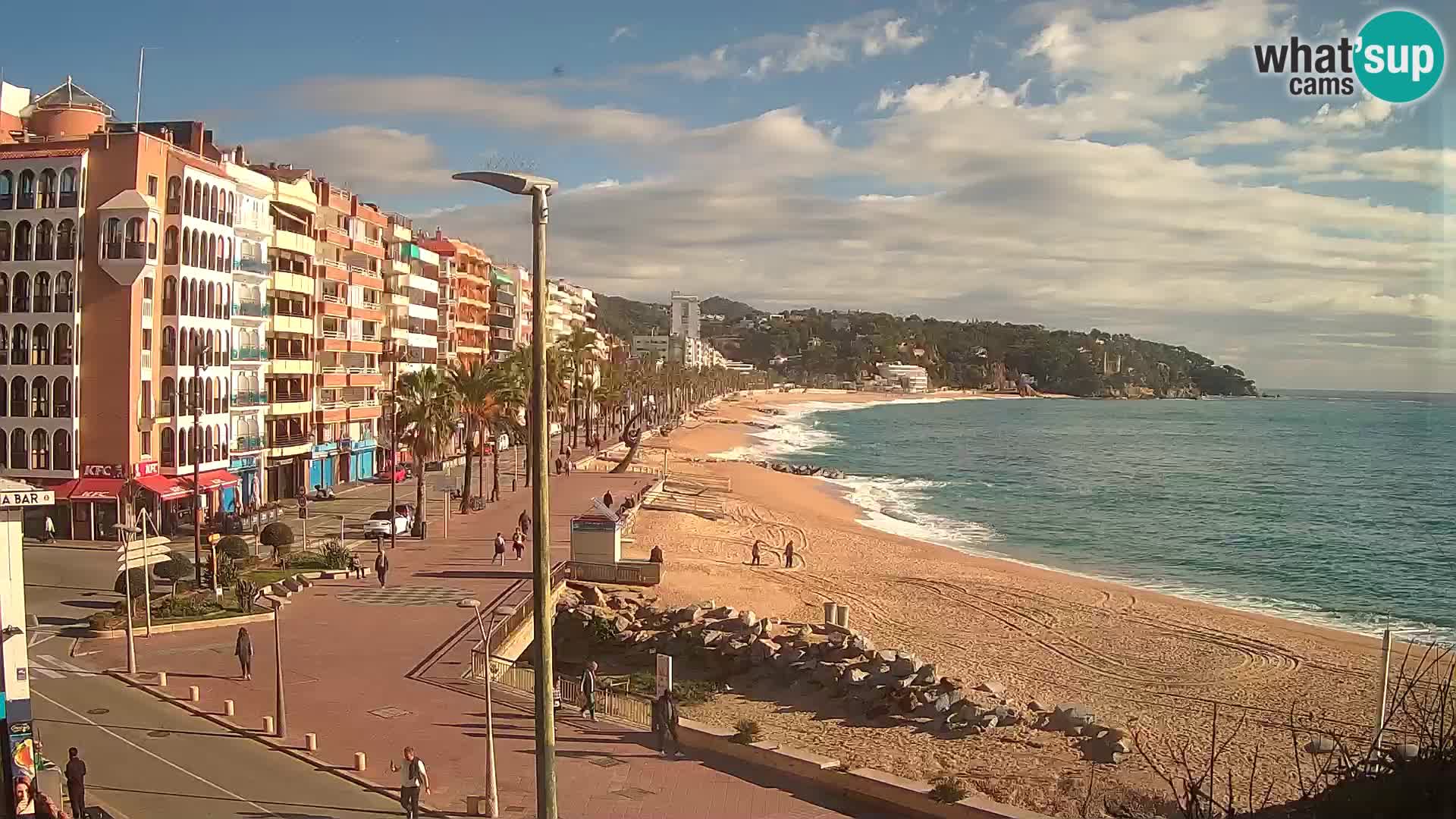 Web kamera Lloret de Mar – plaža