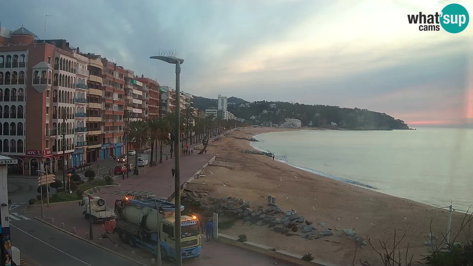 Web kamera Lloret de Mar – plaža