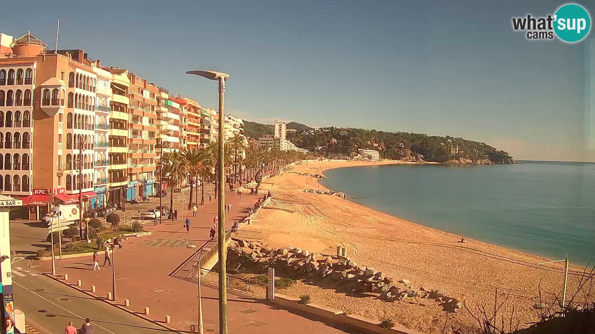 Webcam live Lloret de Mar – la spiaggia principale