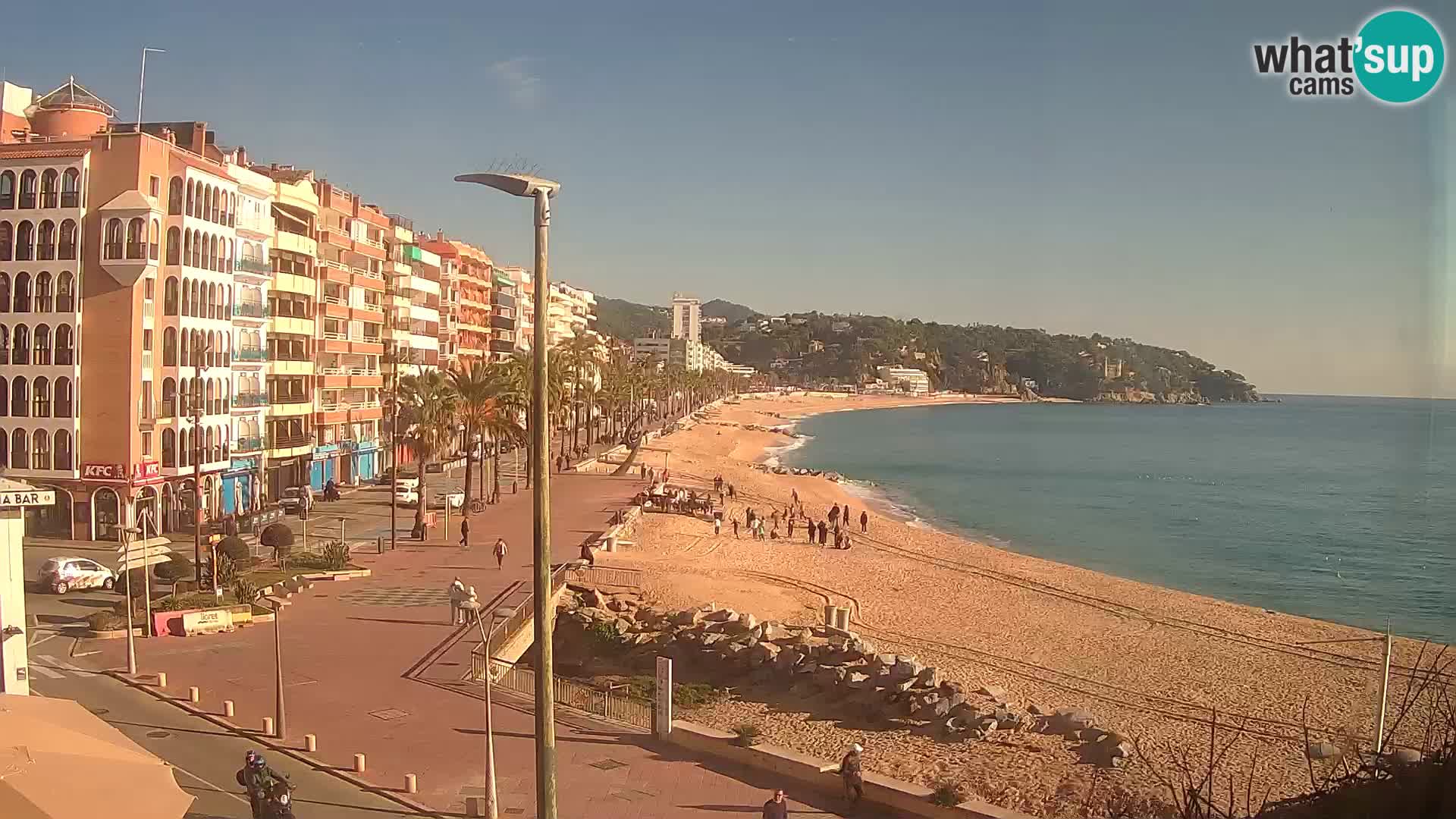 Webcam Lloret de Mar – Zentralen Strand