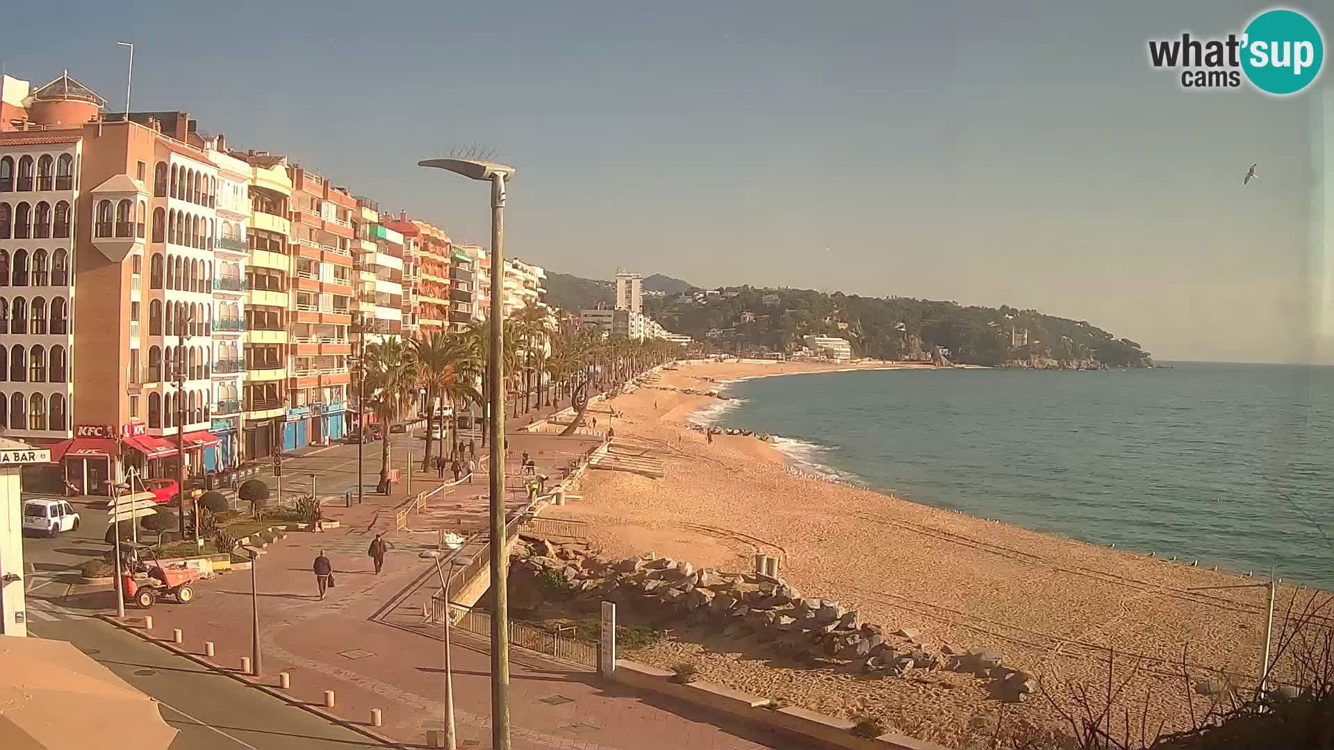 Webcam Lloret de Mar – Zentralen Strand