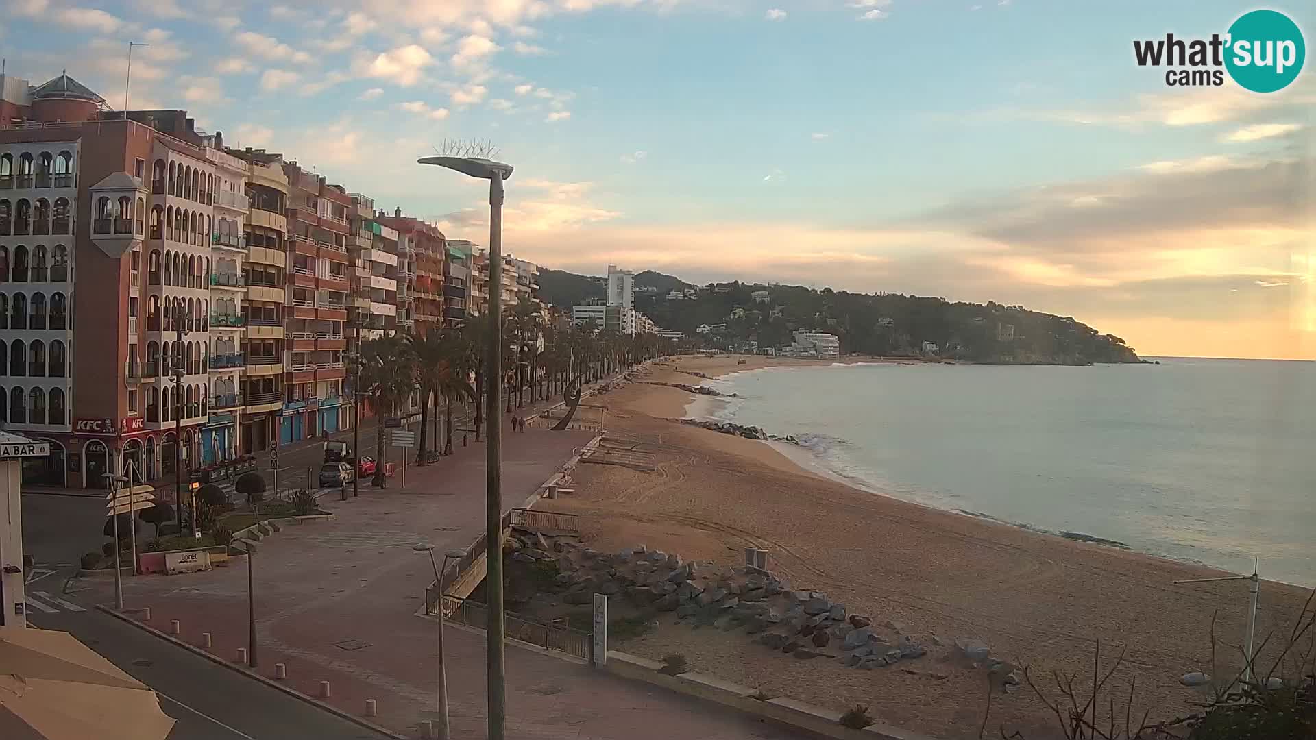 Webcam Lloret de Mar – Zentralen Strand