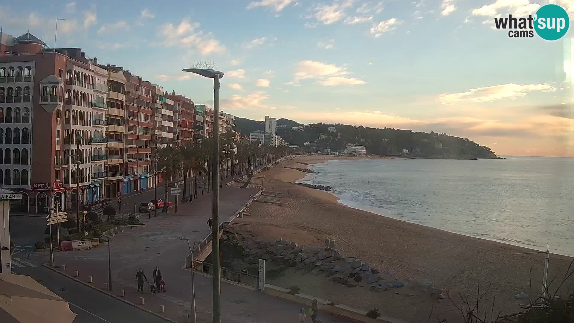 Webcam Lloret de Mar – the main beach – – Costa Brava – Spain