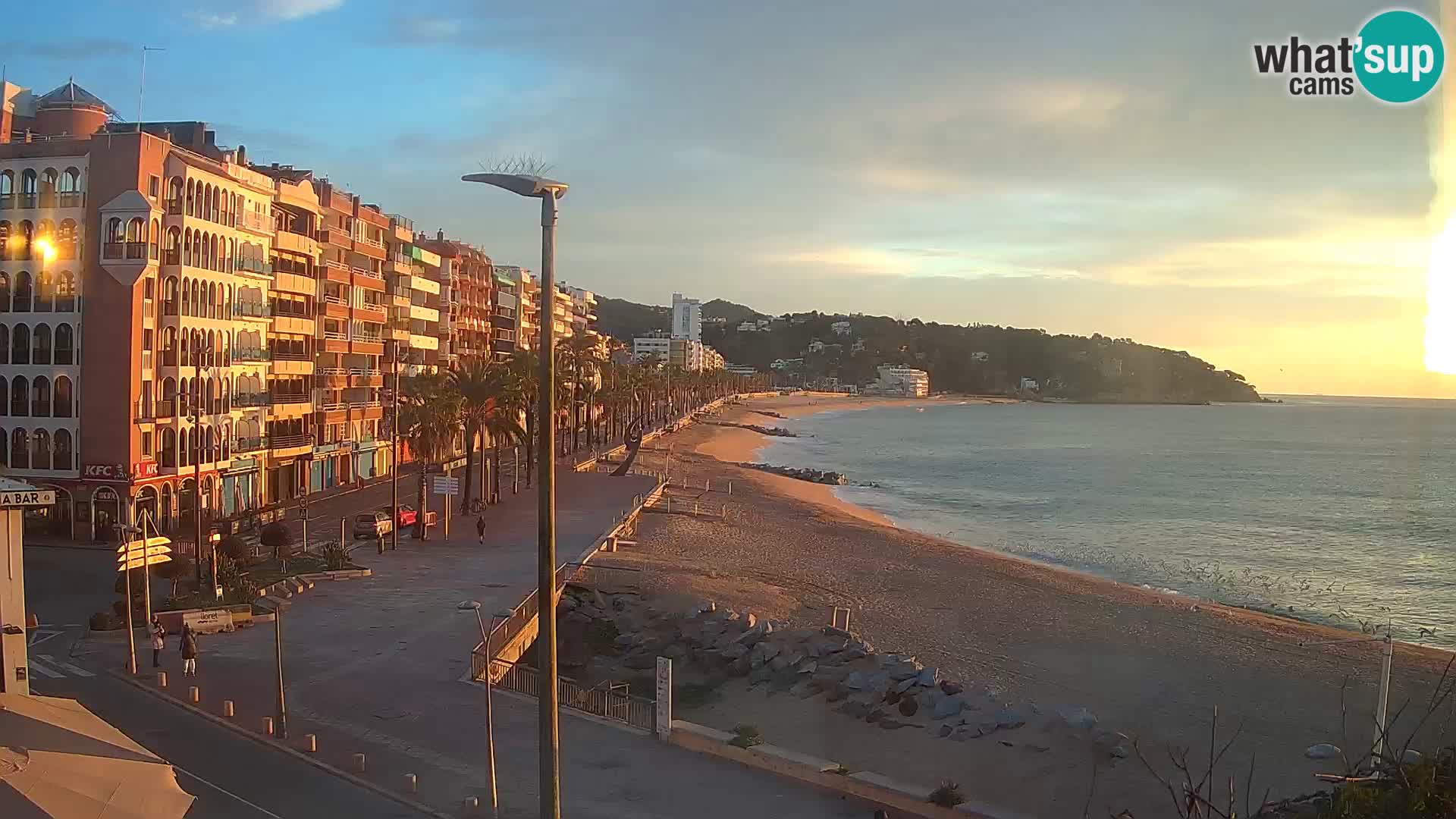 Webcam Lloret de Mar – Zentralen Strand