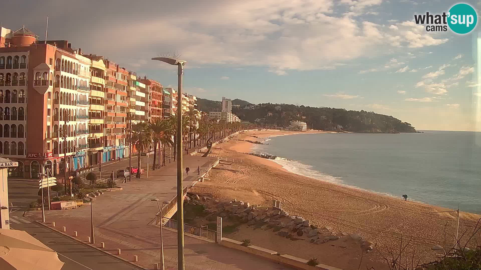 Webcam Lloret de Mar – the main beach – – Costa Brava – Spain