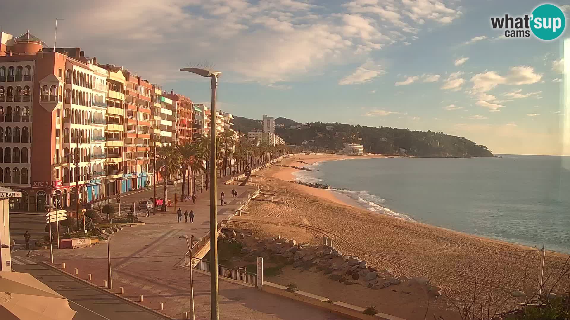 Webcam Lloret de Mar – the main beach – – Costa Brava – Spain