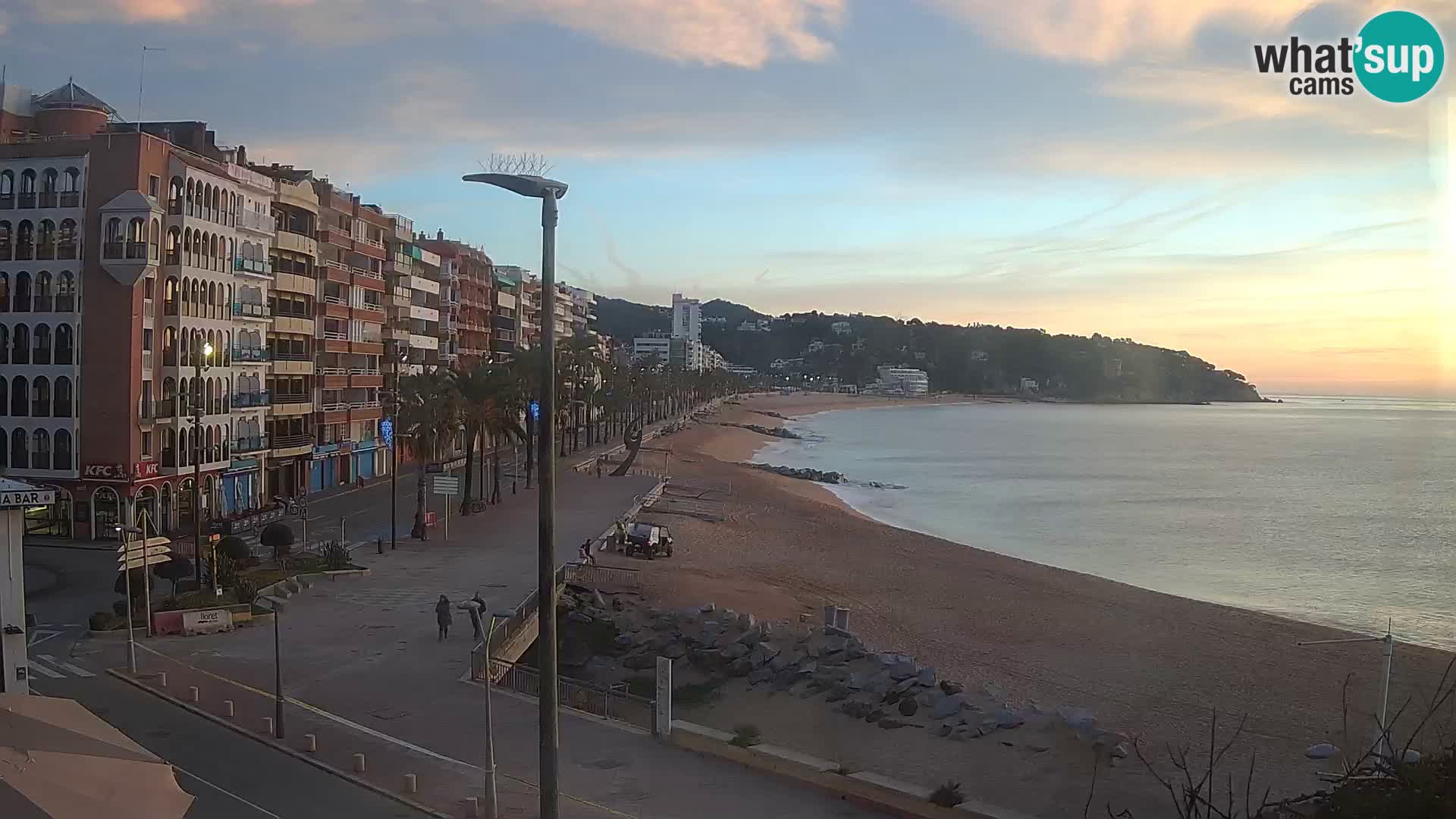 Webcam Lloret de Mar – the main beach – – Costa Brava – Spain