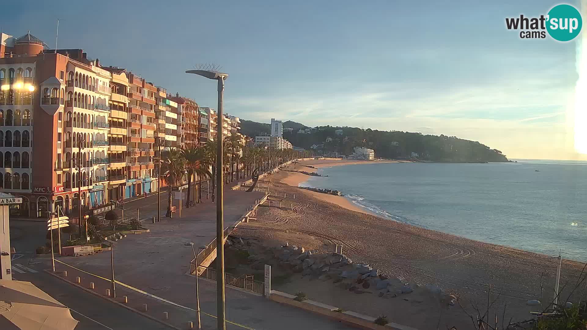 Webcam Lloret de Mar – the main beach – – Costa Brava – Spain