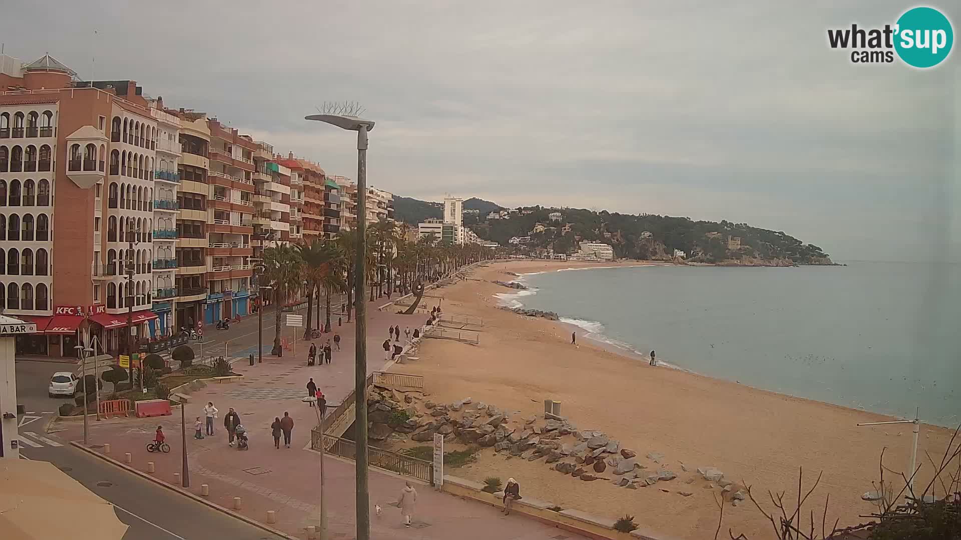 Webcam Lloret de Mar – Plage centrale