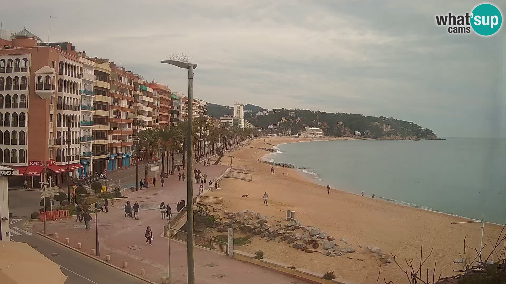 Web kamera Lloret de Mar – glavna plaža