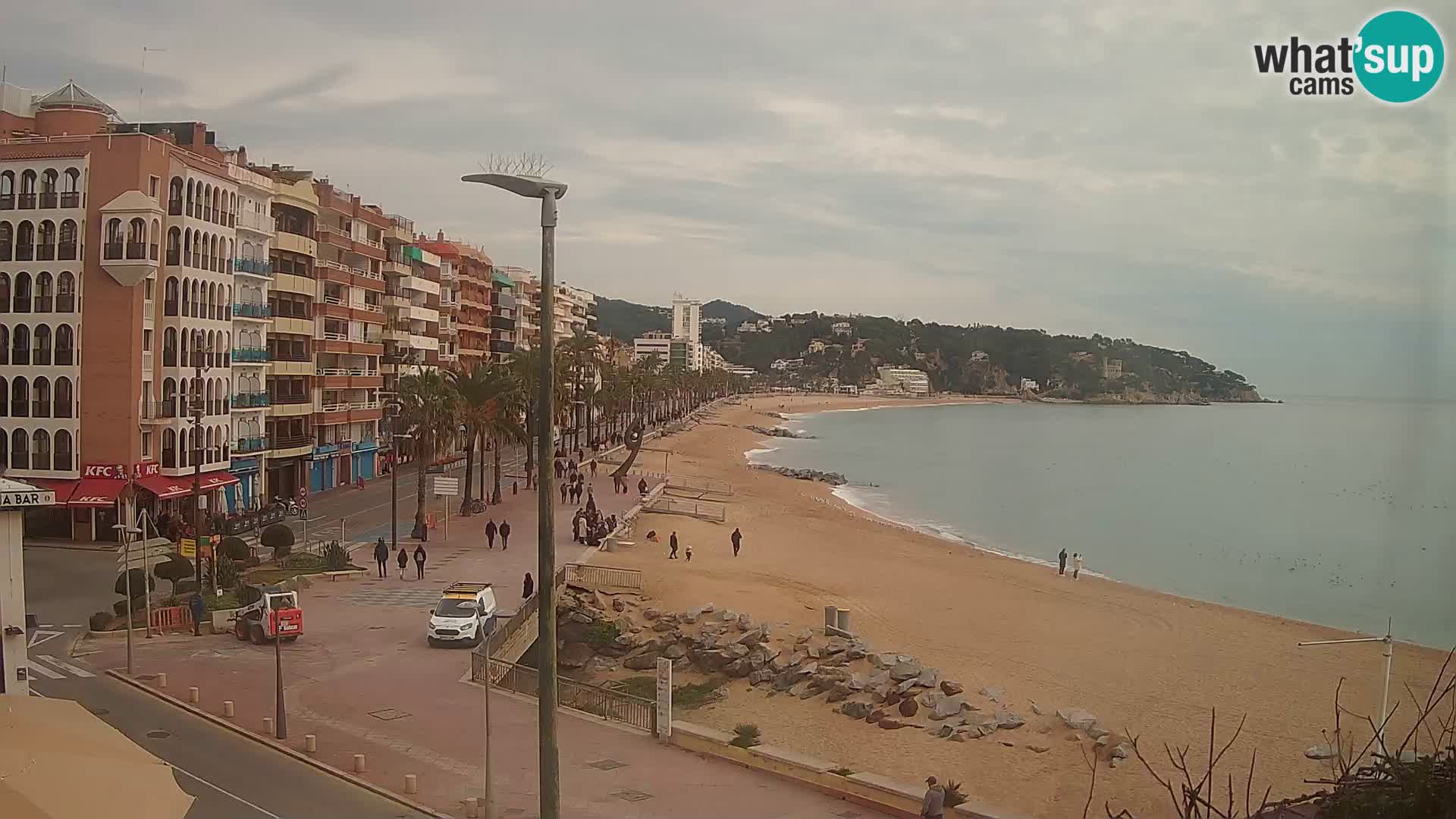 Web kamera Lloret de Mar – glavna plaža