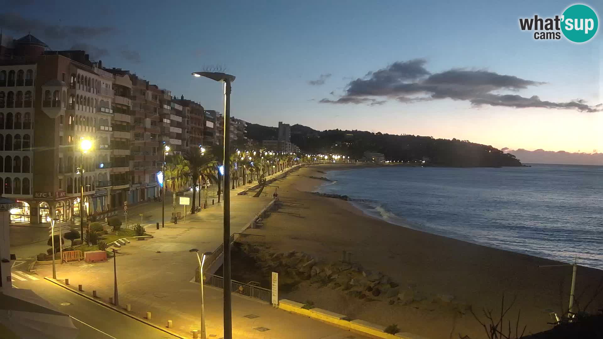 Webcam Lloret de Mar – Zentralen Strand