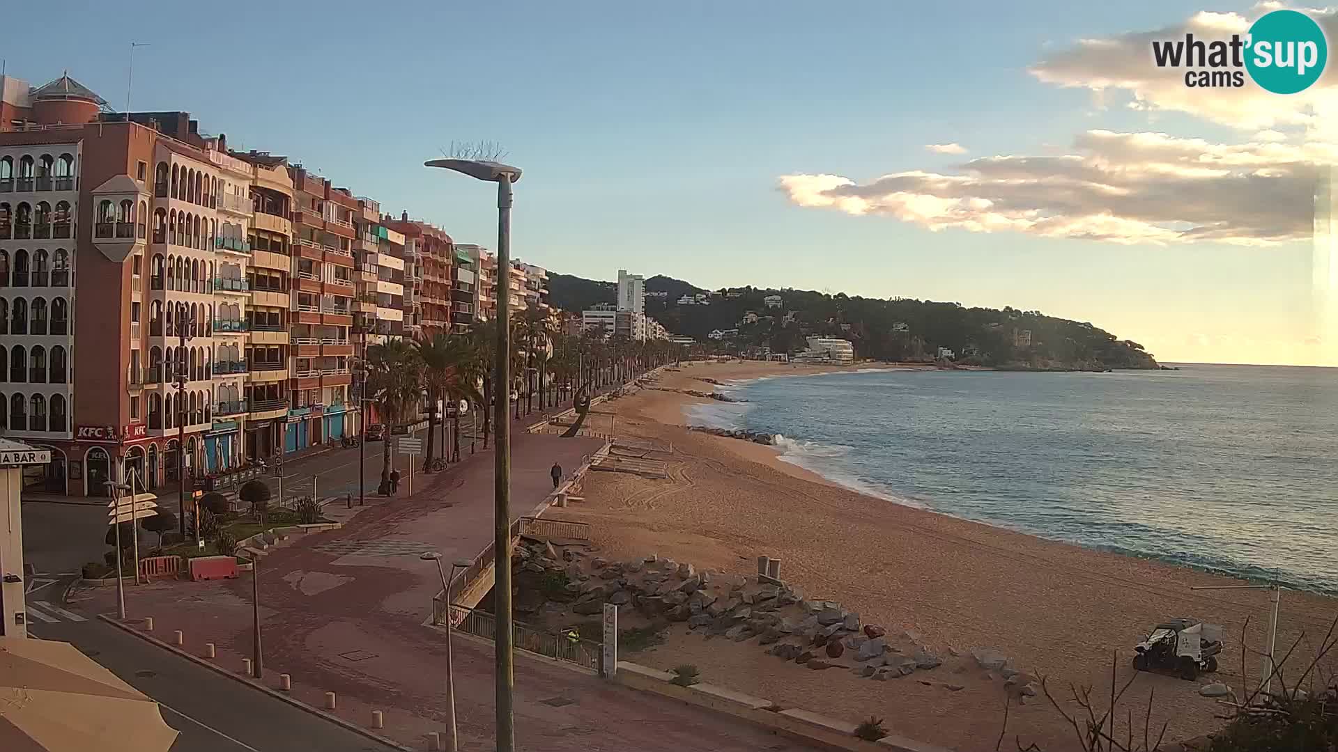 Webcam Lloret de Mar – the main beach – – Costa Brava – Spain