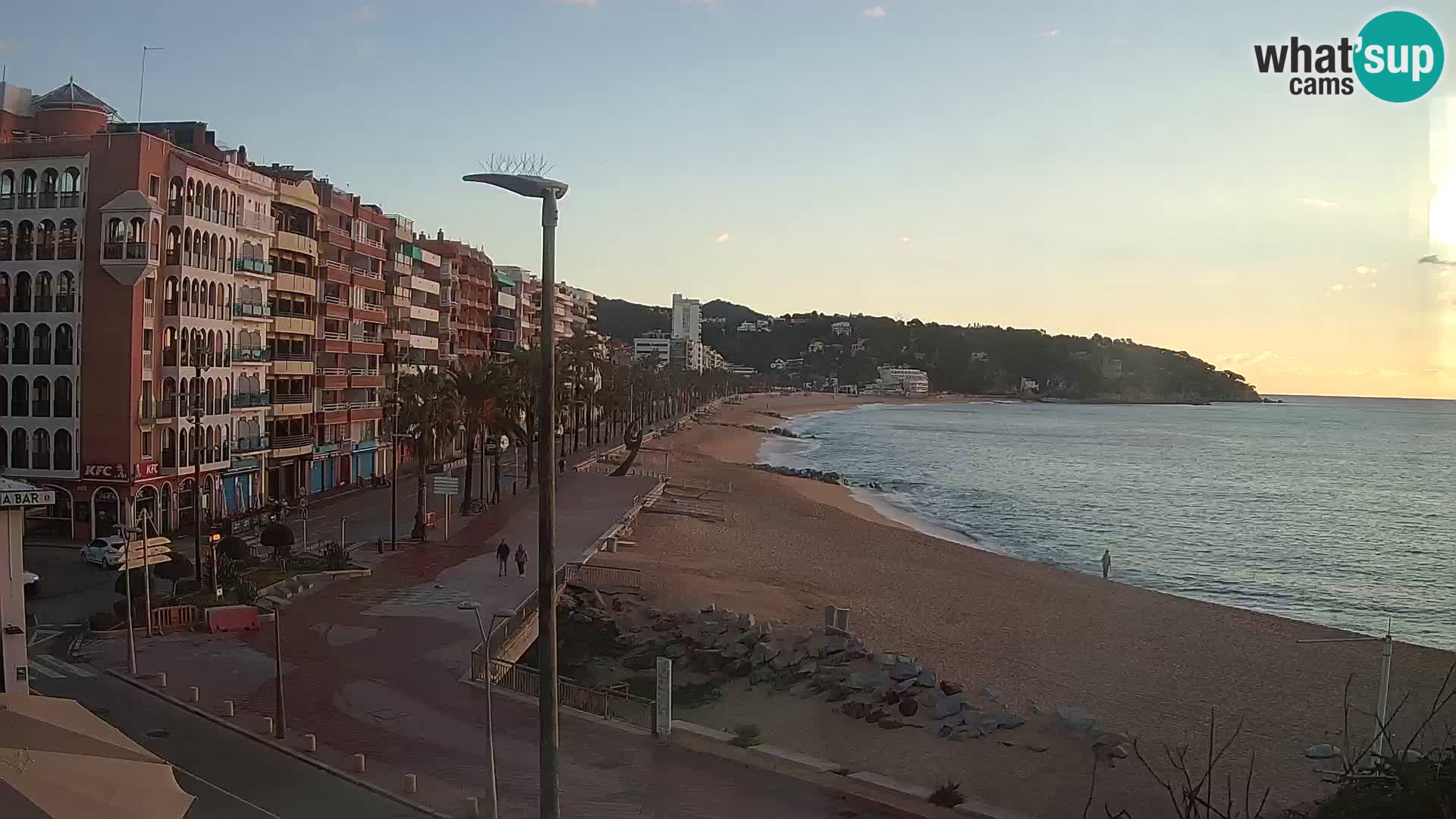 Webcam Lloret de Mar – the main beach – – Costa Brava – Spain