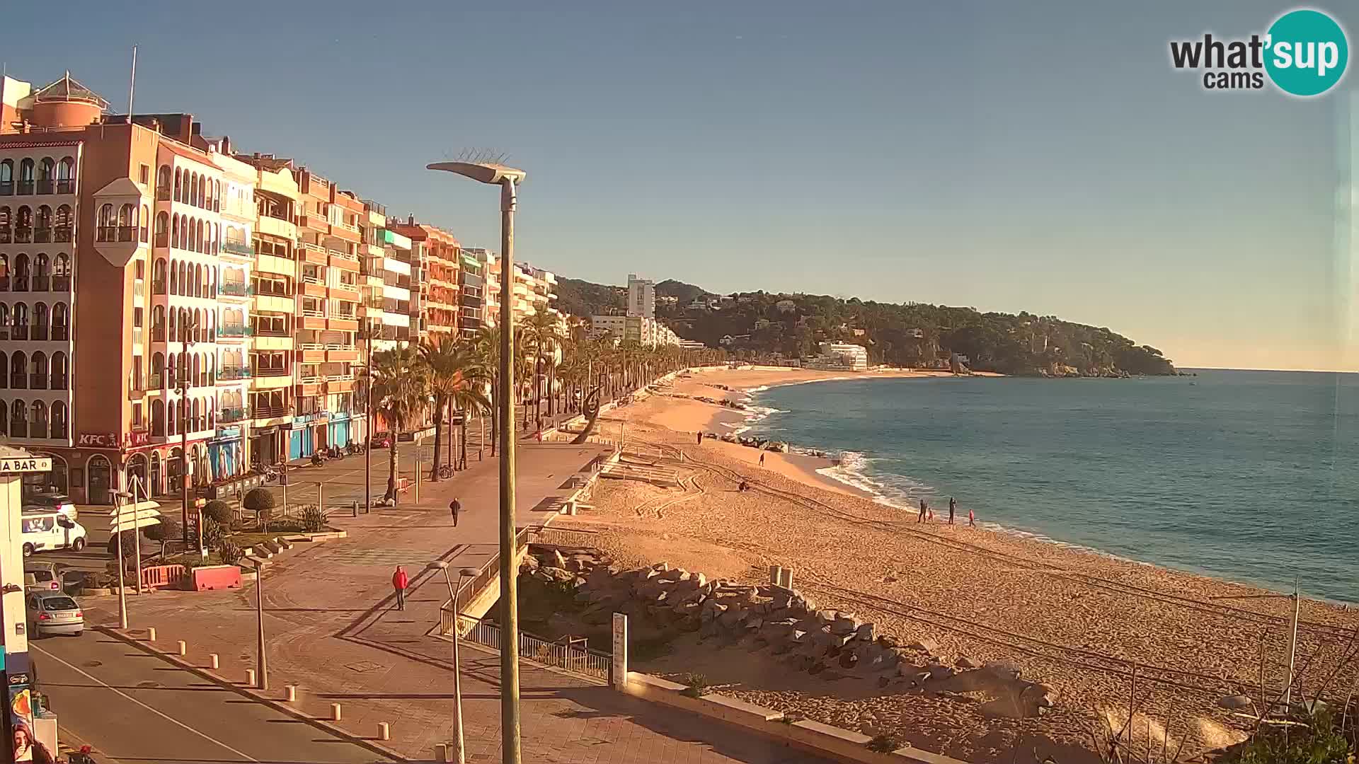 Webcam Lloret de Mar – the main beach – – Costa Brava – Spain