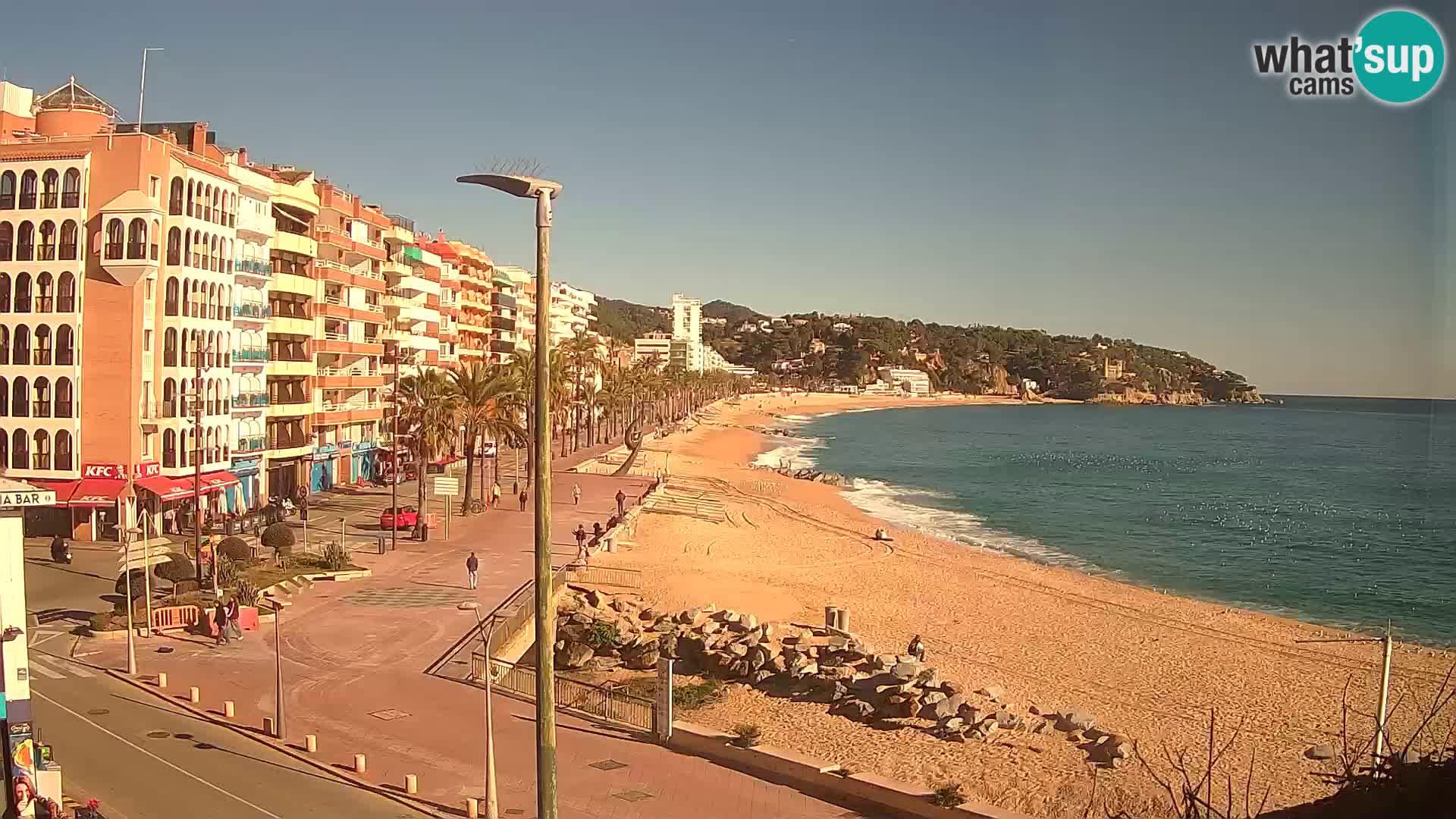 Kamera v živo Lloret de Mar – Glavna plaža