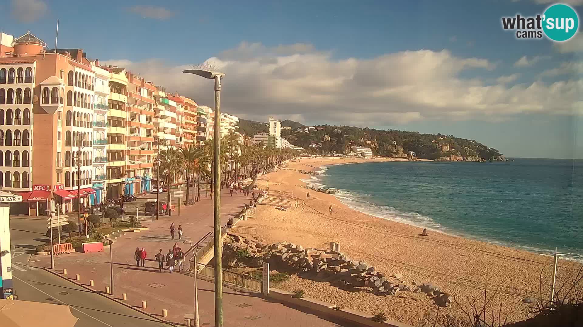 Webcam live Lloret de Mar – la spiaggia principale