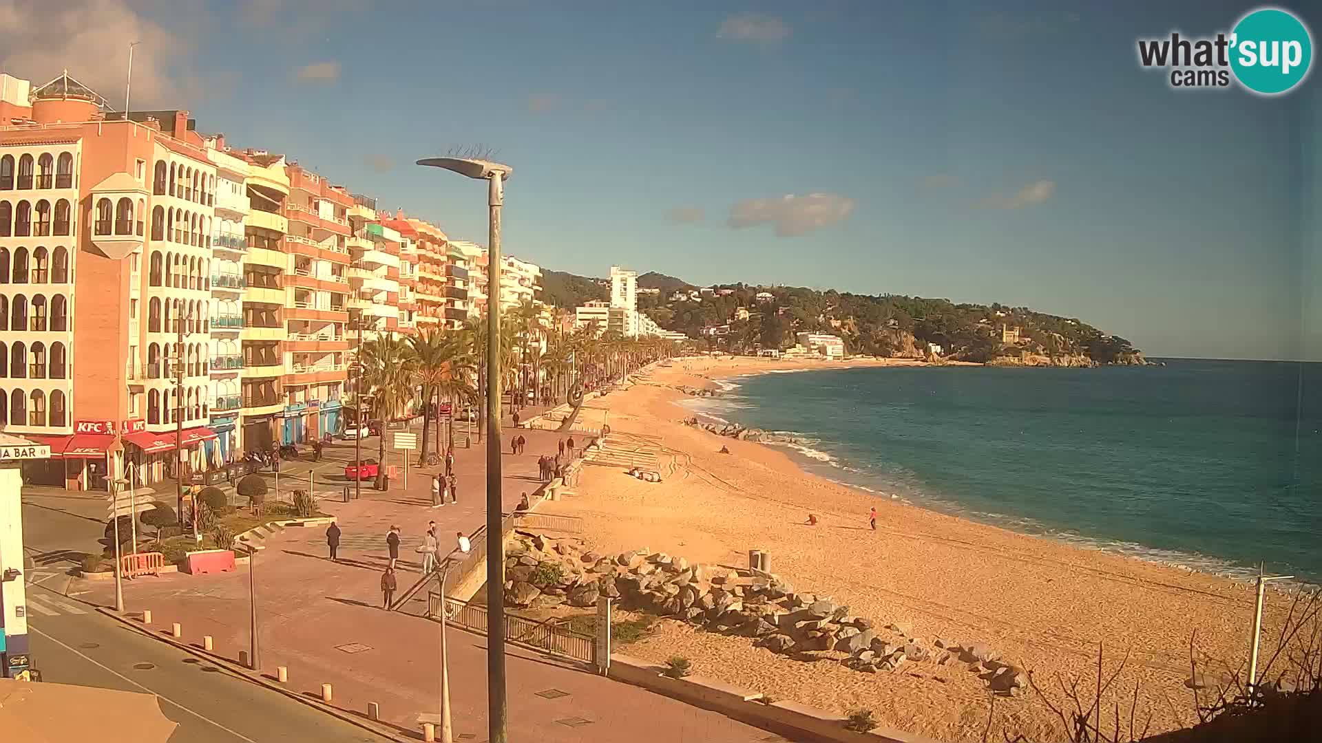 Webcam Lloret de Mar – Zentralen Strand