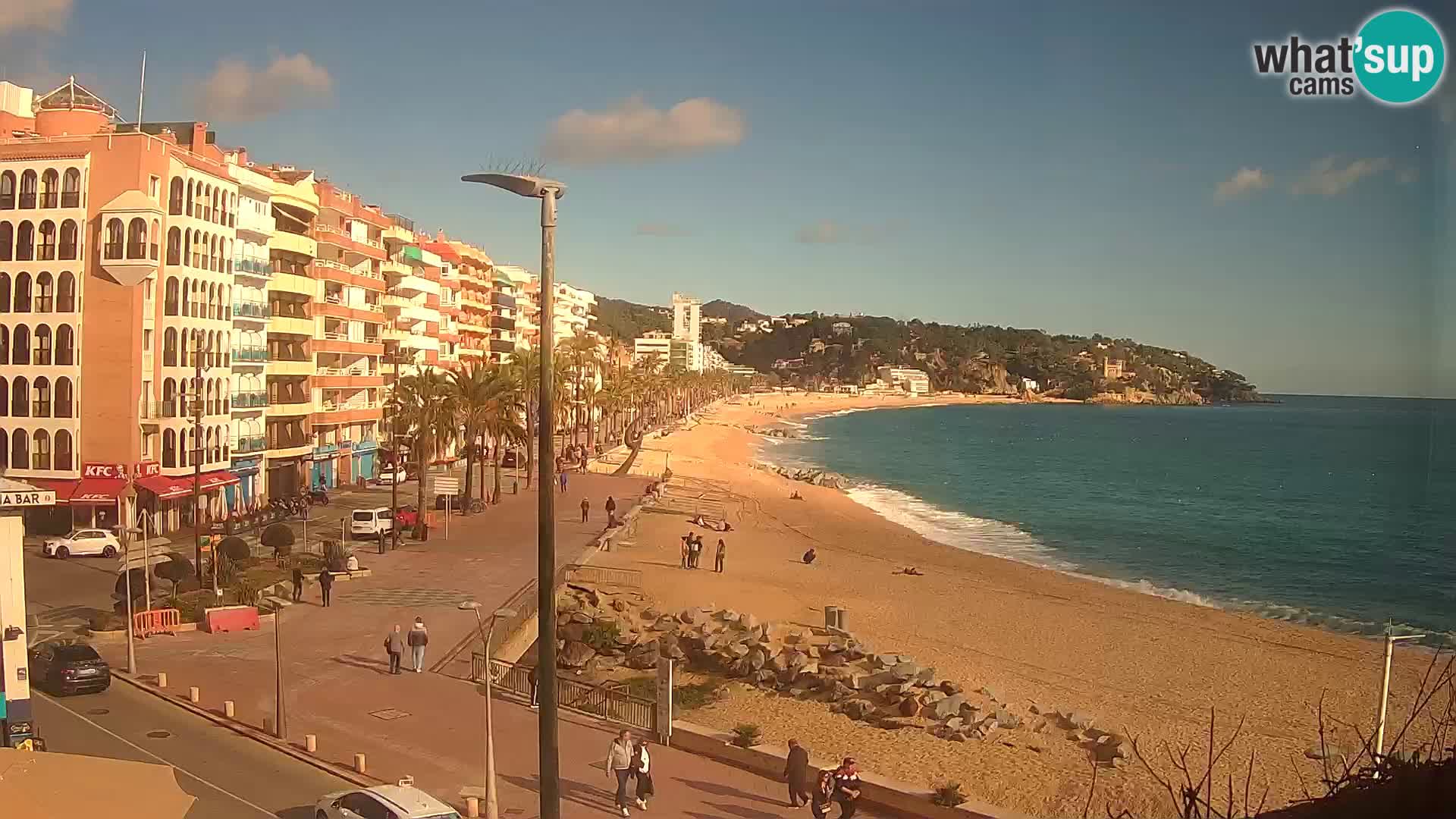 Webcam Lloret de Mar – Zentralen Strand