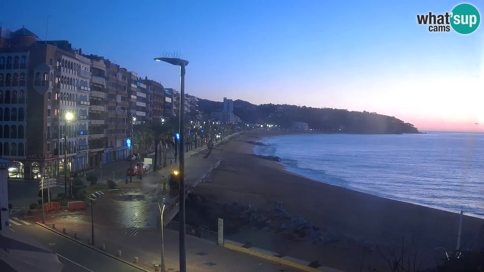 Webcam Lloret de Mar – the main beach – – Costa Brava – Spain