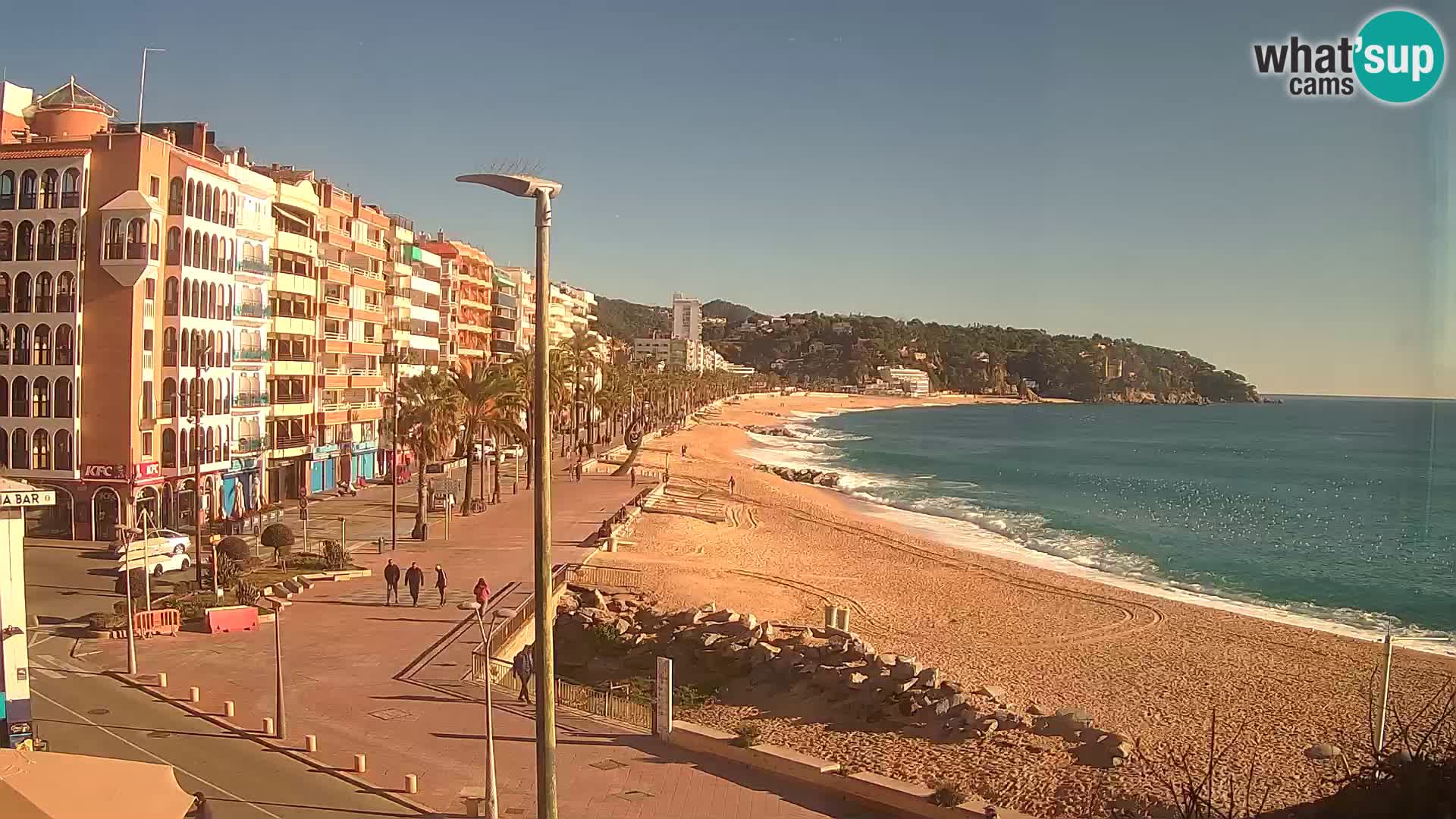 Webcam Lloret de Mar – the main beach – – Costa Brava – Spain