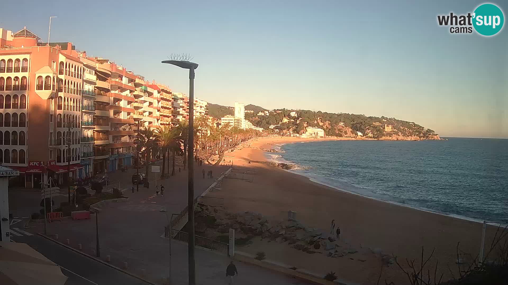 Webcam Lloret de Mar – the main beach – – Costa Brava – Spain