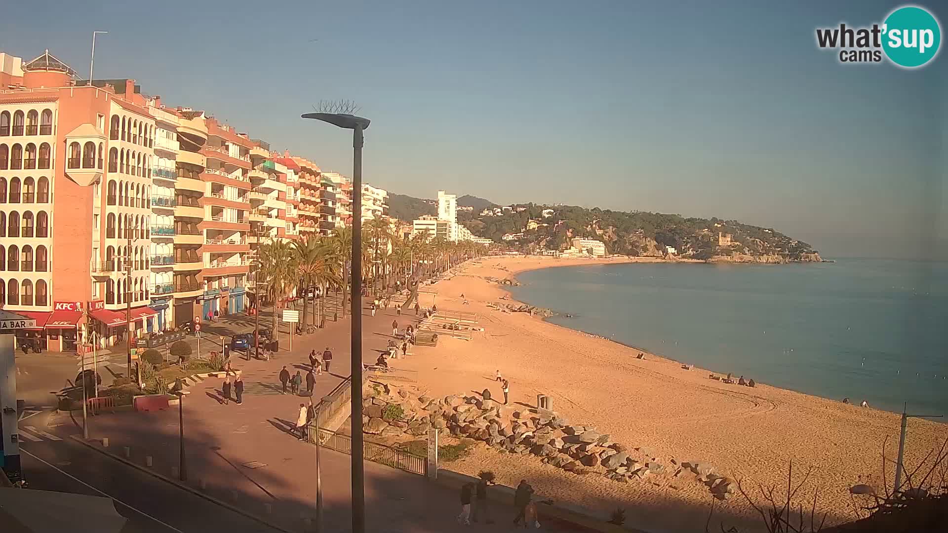 Webcam Live Lloret de Mar – La plage