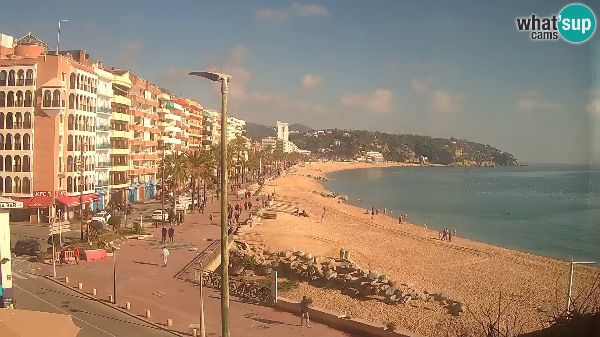 Webcam Lloret de Mar – Zentralen Strand