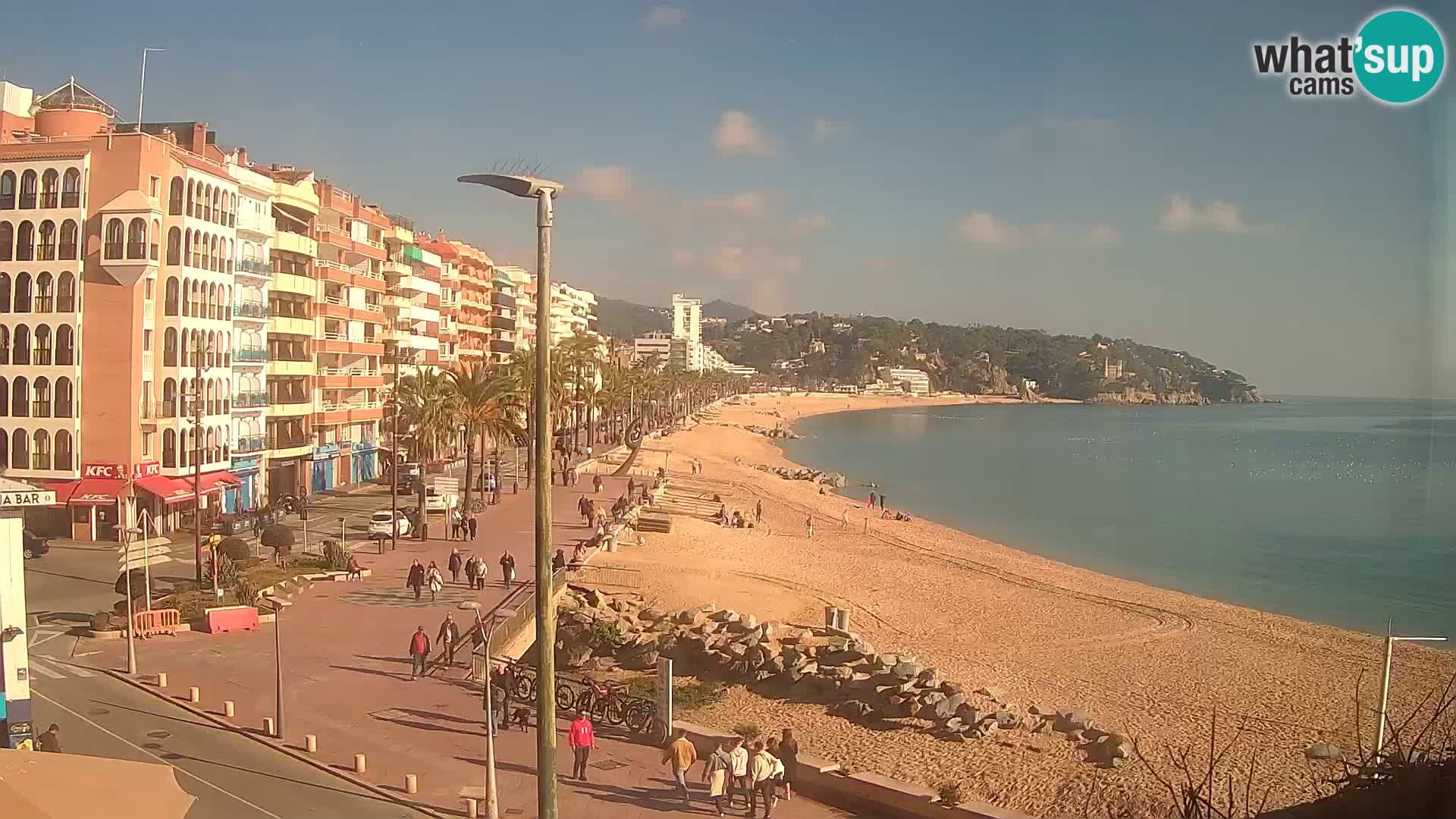 Webcam Lloret de Mar – Central beach