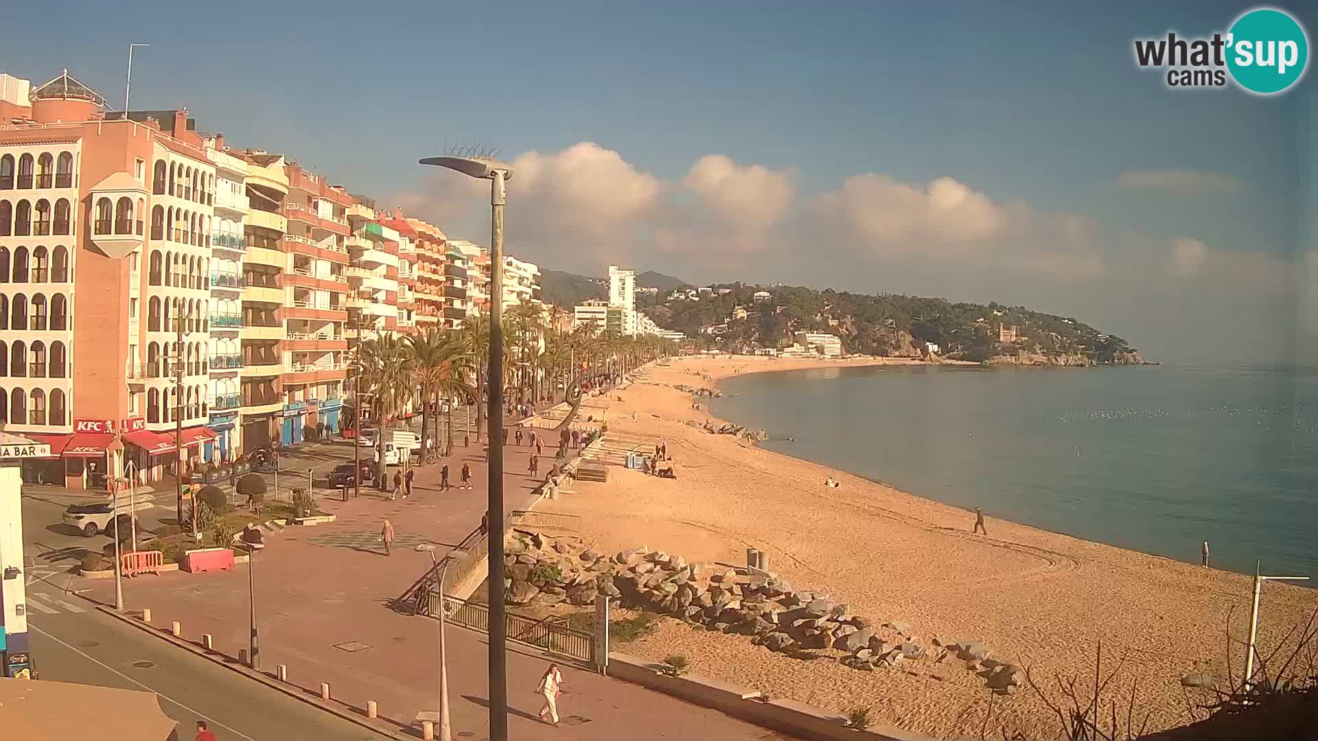 Webcam Lloret de Mar – Central beach