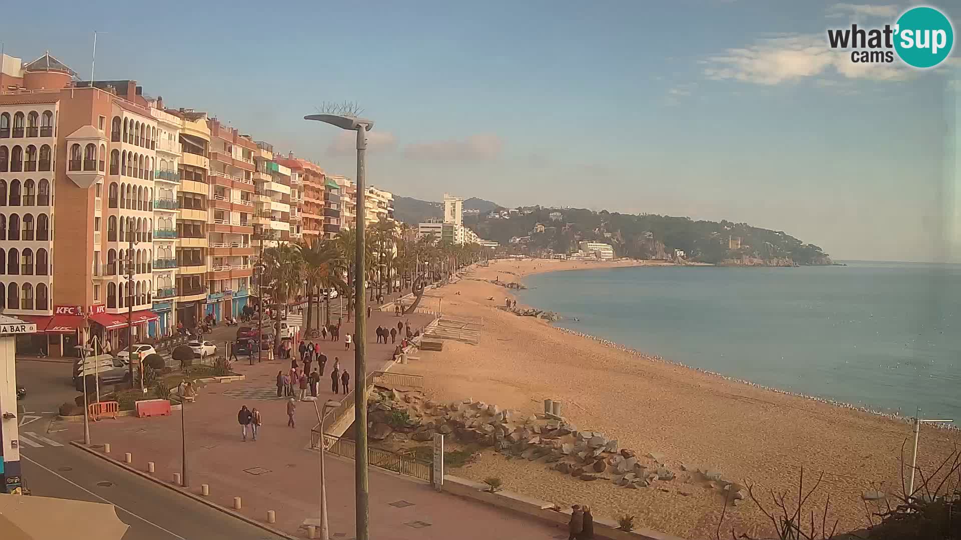 Webcam Lloret de Mar – Središnja plaža