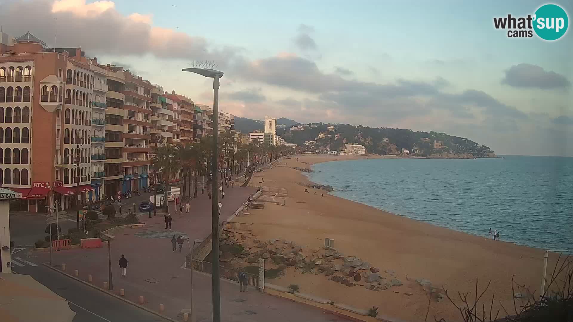 Webcam Lloret de Mar – the main beach – – Costa Brava – Spain