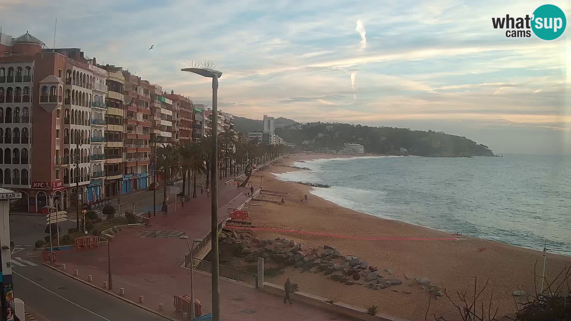 Web kamera Lloret de Mar – plaža