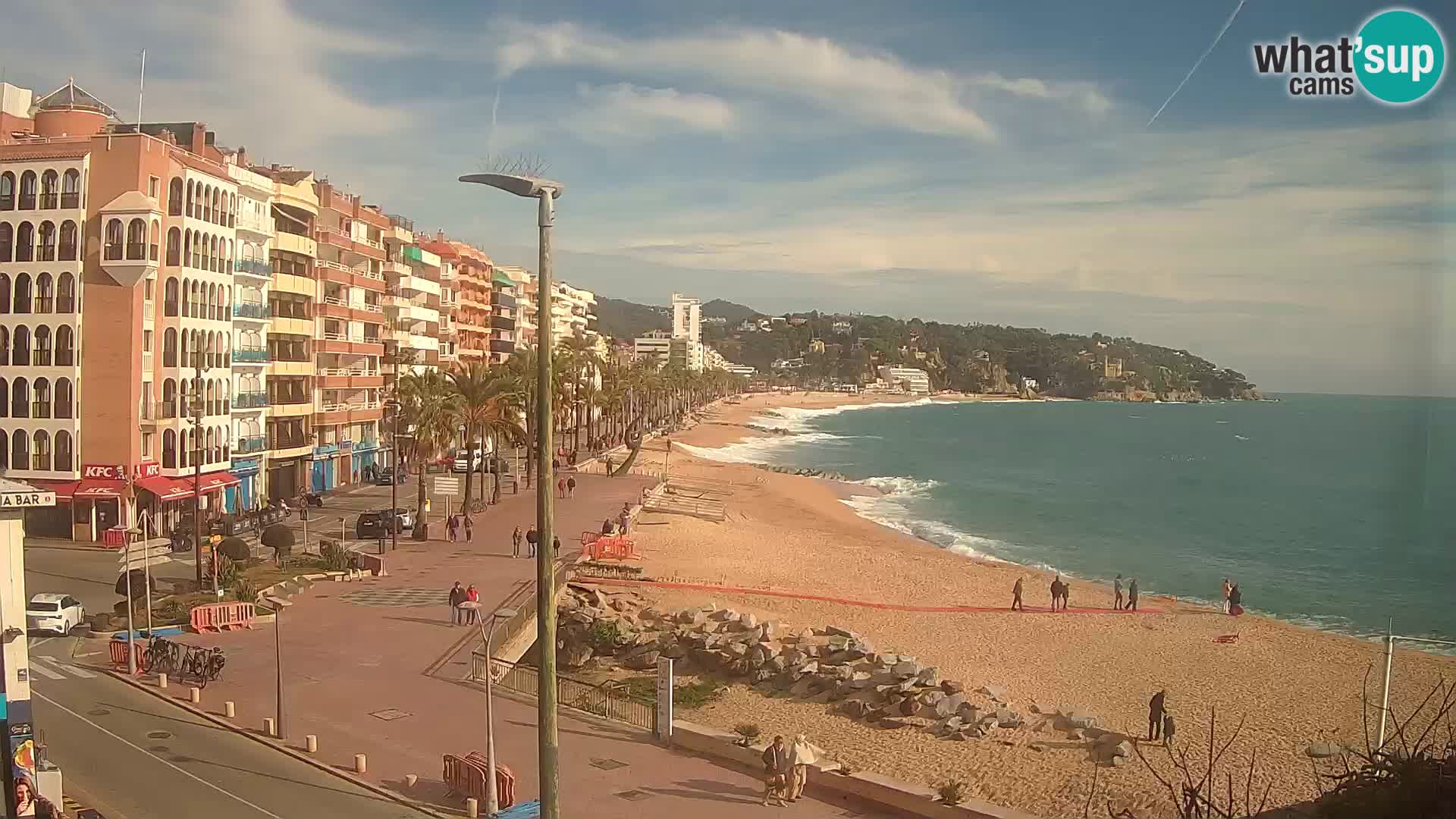 Webcam Lloret de Mar – the main beach – – Costa Brava – Spain