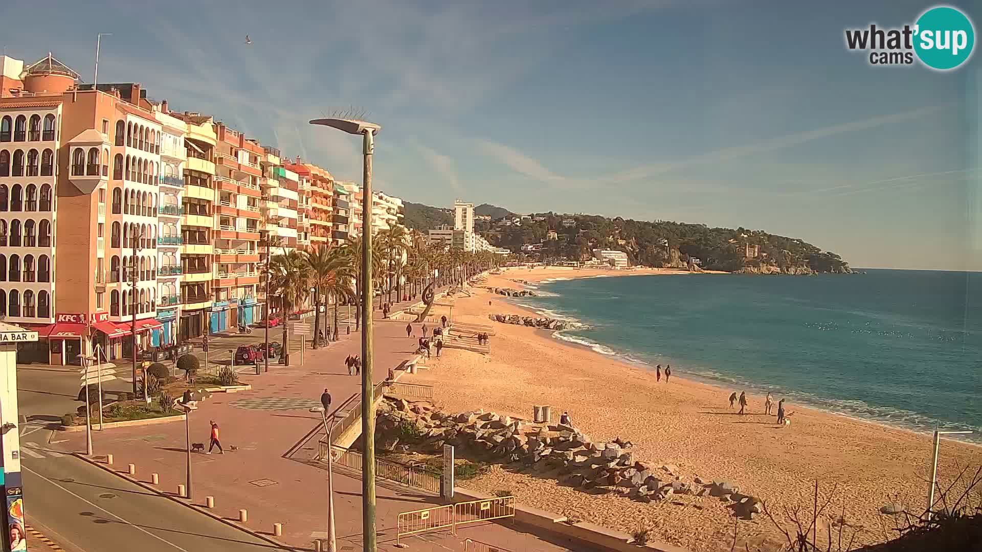 Webcam Lloret de Mar – the main beach – – Costa Brava – Spain