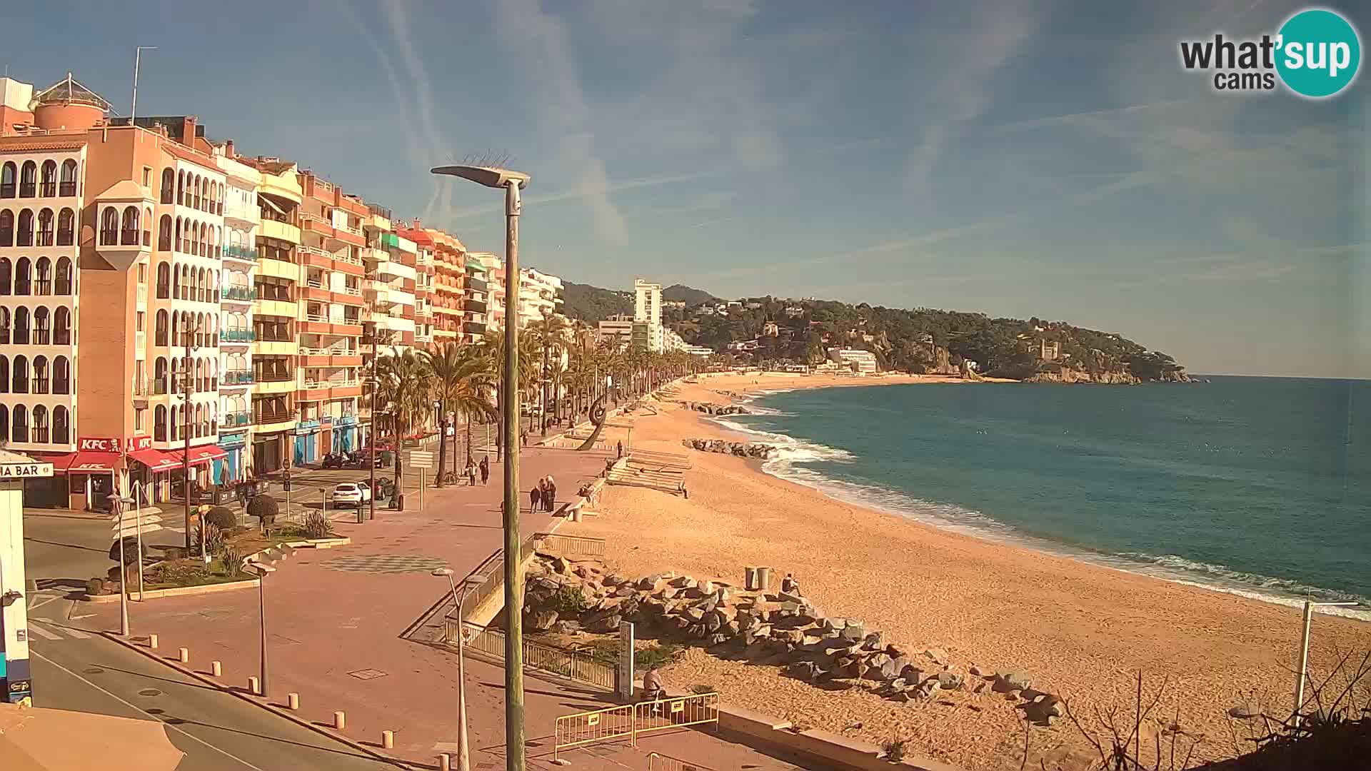 Webcam Lloret de Mar – the main beach – – Costa Brava – Spain