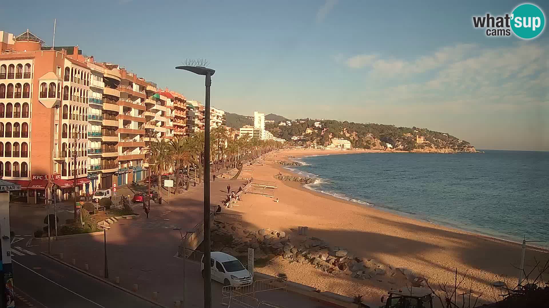 Webcam Lloret de Mar – the main beach – – Costa Brava – Spain