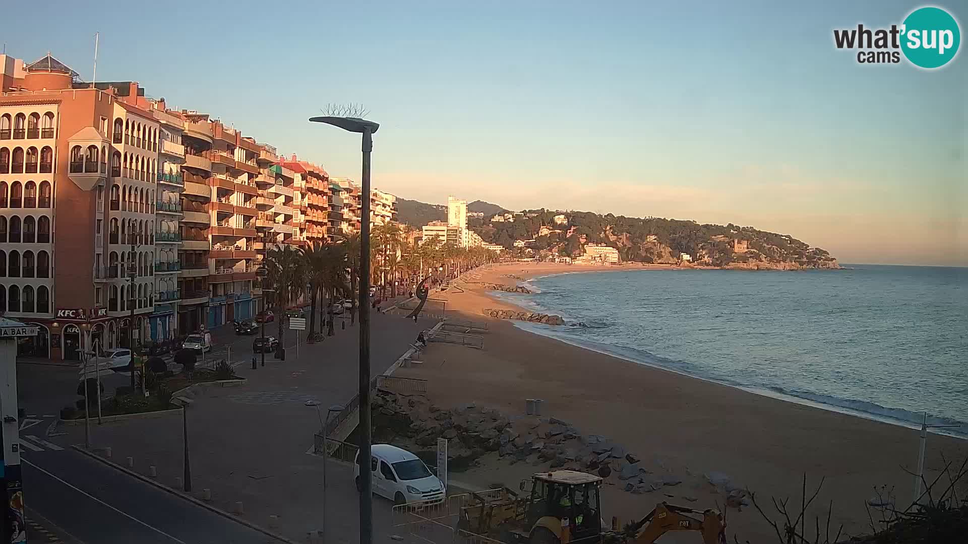 Webcam Lloret de Mar – the main beach – – Costa Brava – Spain