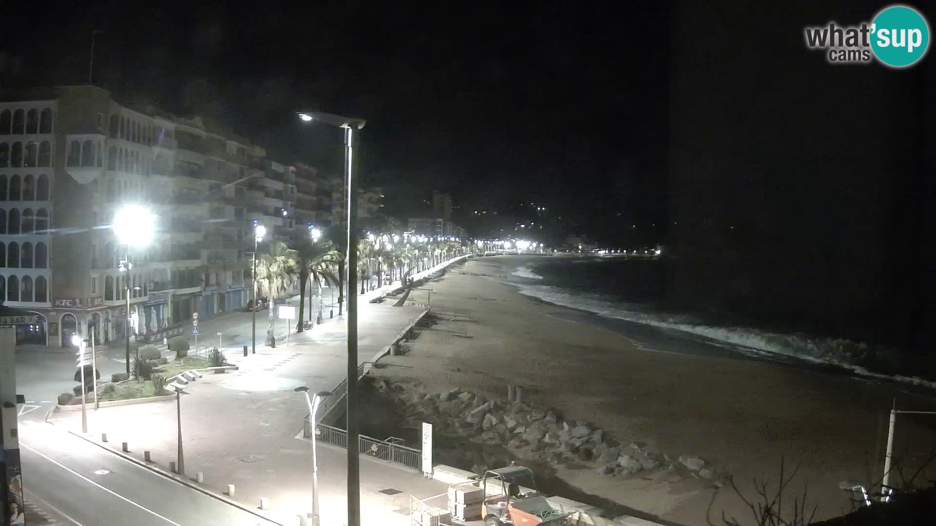 Webcam Lloret de Mar – the main beach – – Costa Brava – Spain