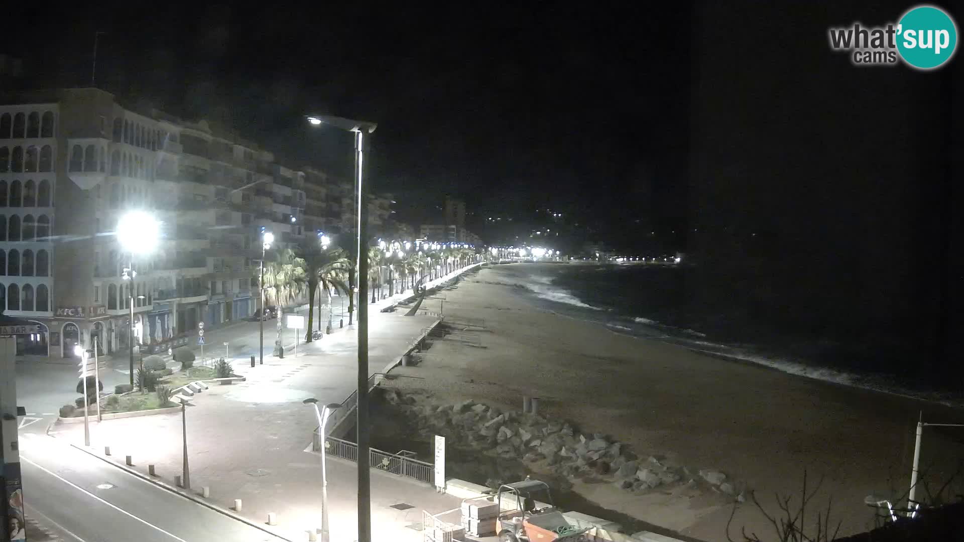 Webcam Lloret de Mar – the main beach – – Costa Brava – Spain