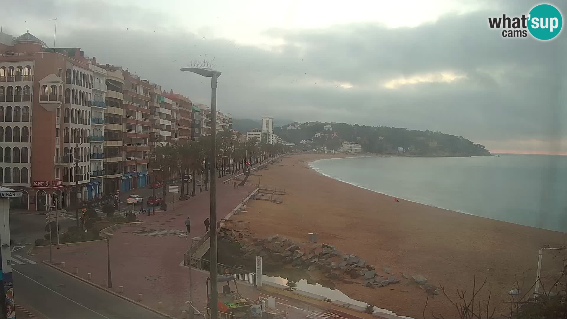 Webcam Lloret de Mar – the main beach – – Costa Brava – Spain