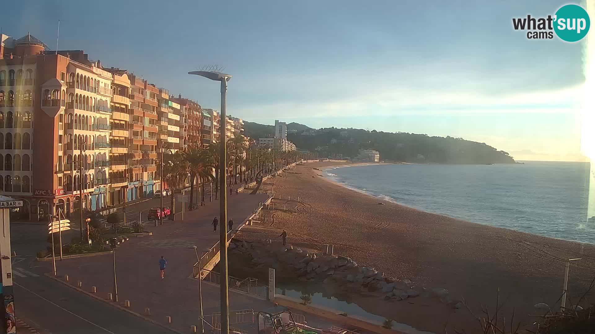 Webcam Lloret de Mar – the main beach – – Costa Brava – Spain