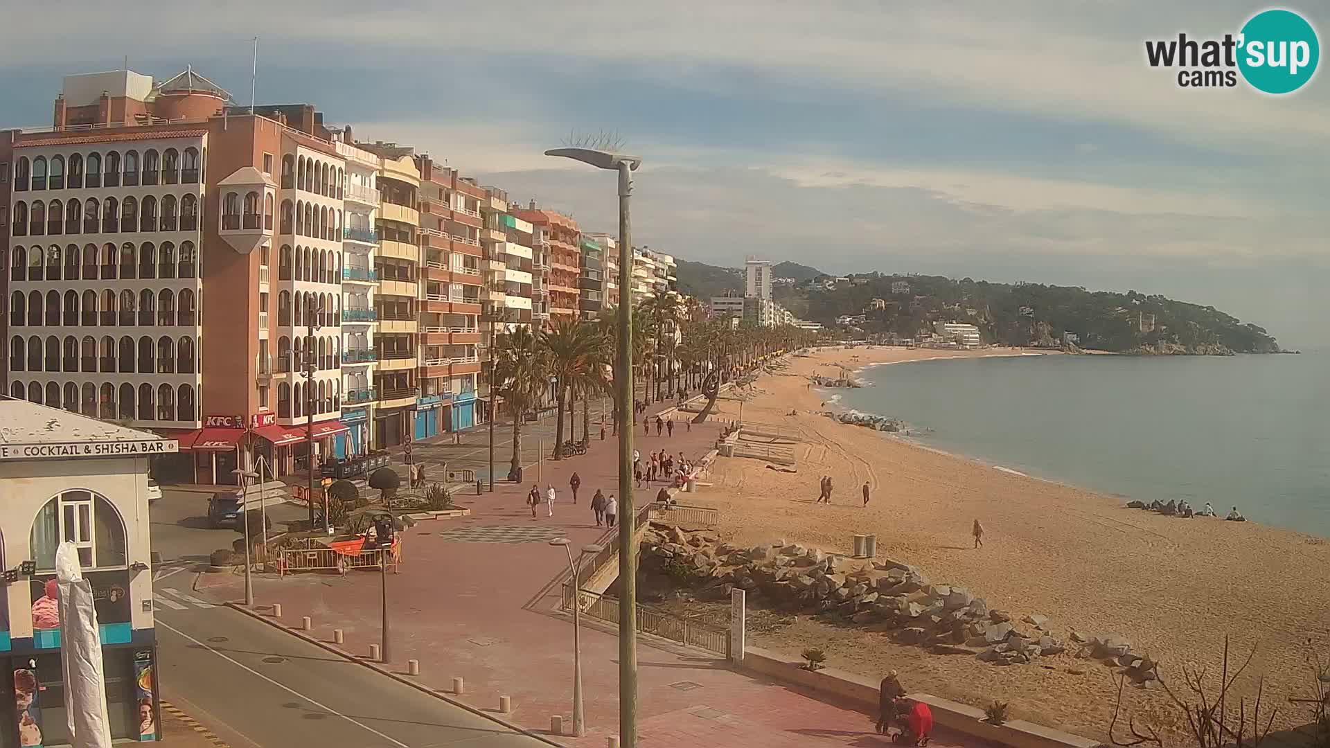 Webcam Lloret de Mar – Plage centrale