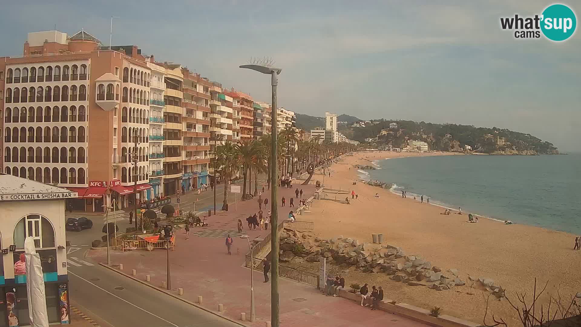 Webcam Lloret de Mar – Zentralen Strand