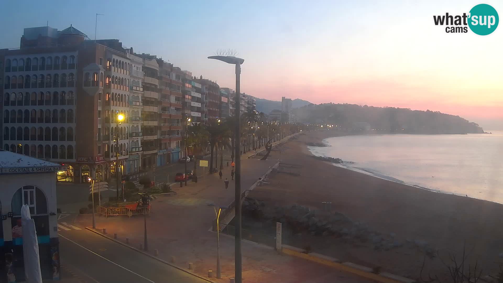 Webcam Lloret de Mar – the main beach – – Costa Brava – Spain